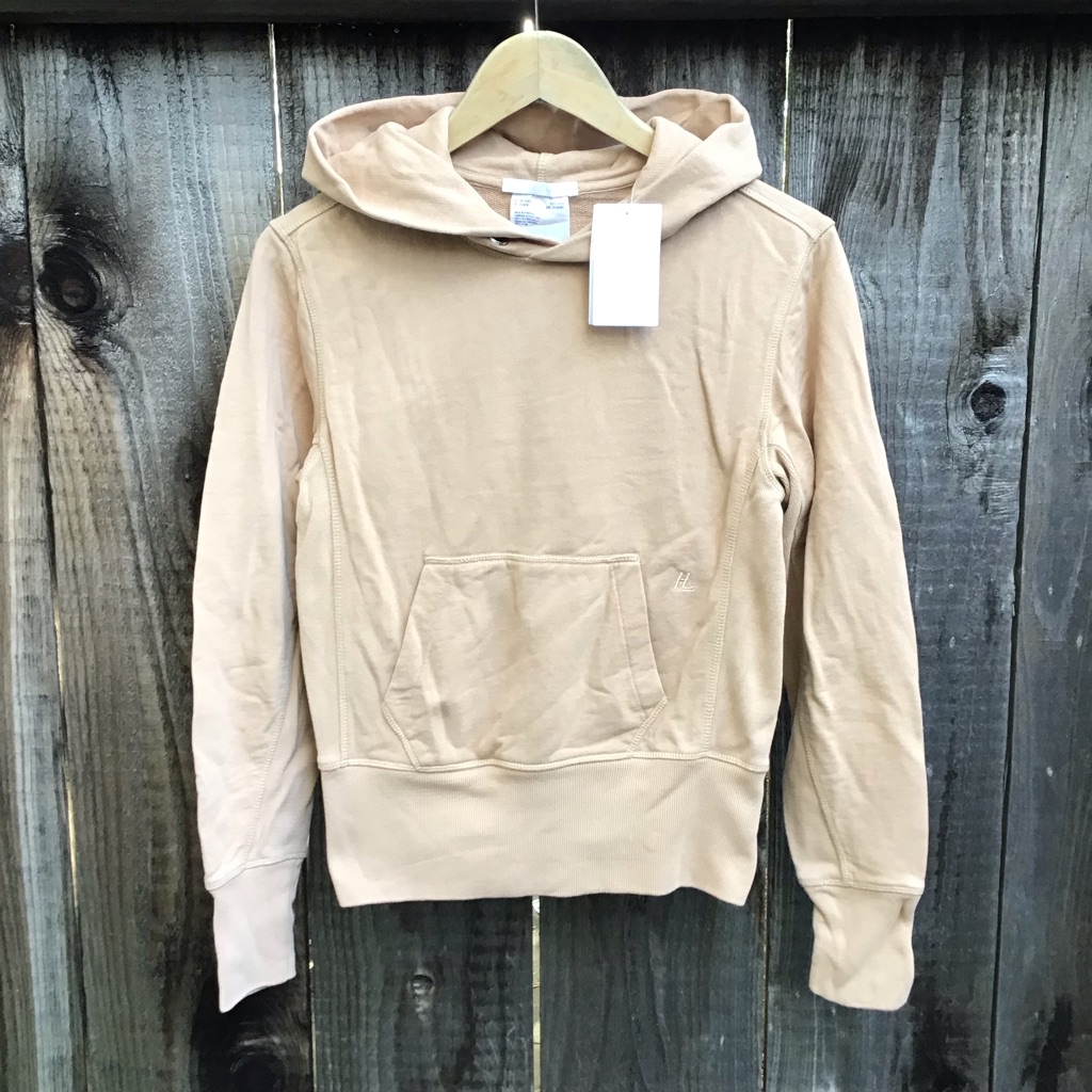 New Nwt Helmut Lang Tan Designer Hoodie Sweater Womens Small Mens Xxs